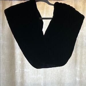 Studio Black Faux Fur Infinity Scarf Accessory